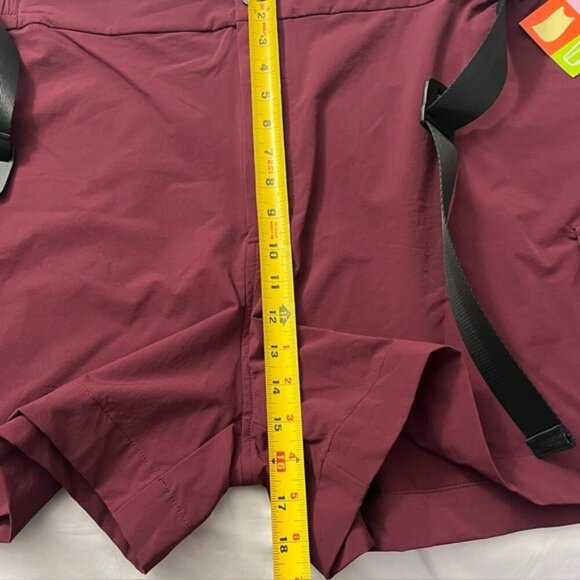 NWT Alder Apparel Take A Hike Shorts 3.0 Burgundy 6X (32/34) - Picture 5 of 8